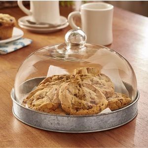 NEW! The Lakeside Collection Glass Domed Serving Plate